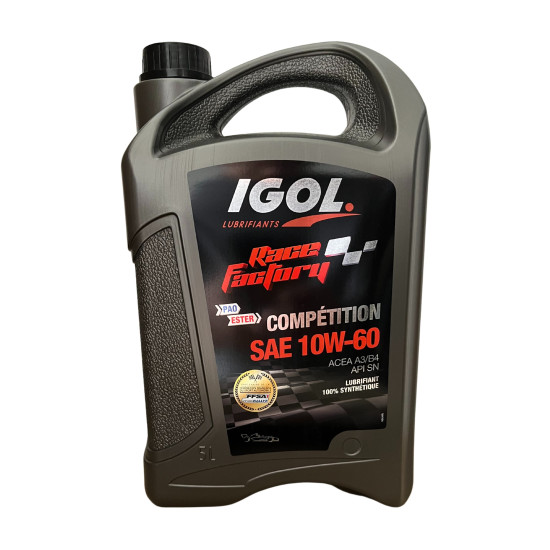 Igol RACE FACTORY COMPETITION 10W60 5 liter